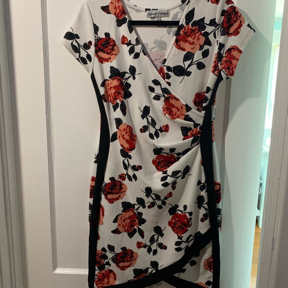 Floral Bodycon Mini Dress